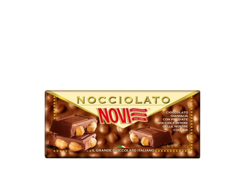 Novi Nocciolato Gianduja Clasico Barra 130grms