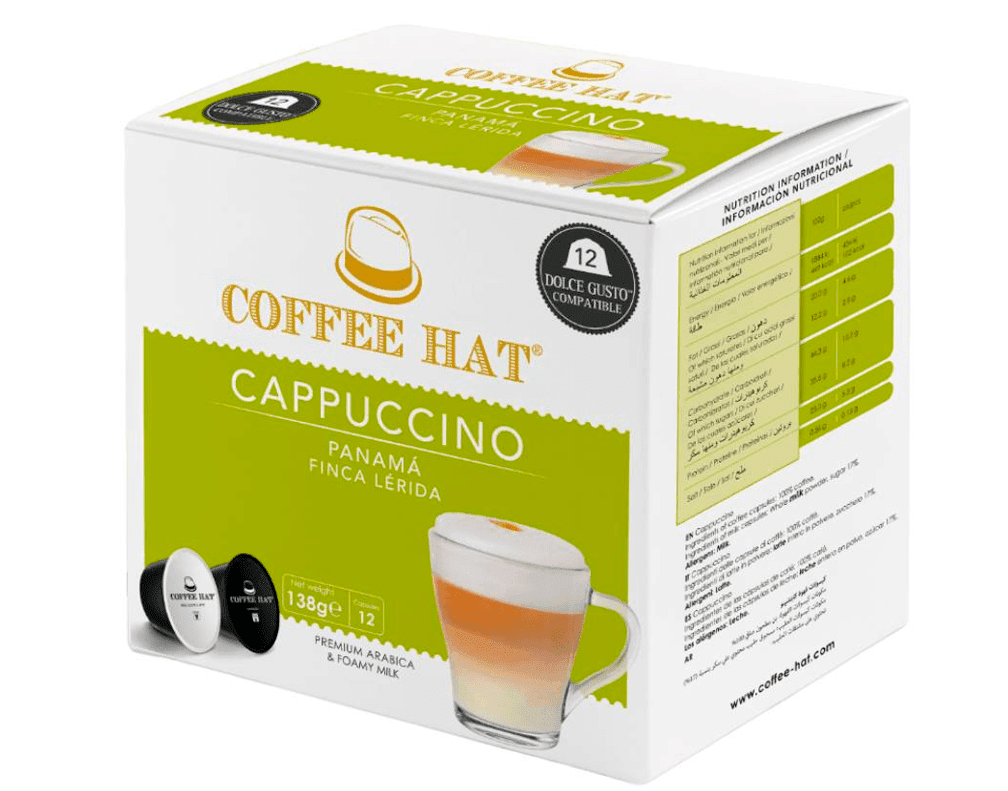 Coffee Hat Cappuccino Dg 12 Capsulas