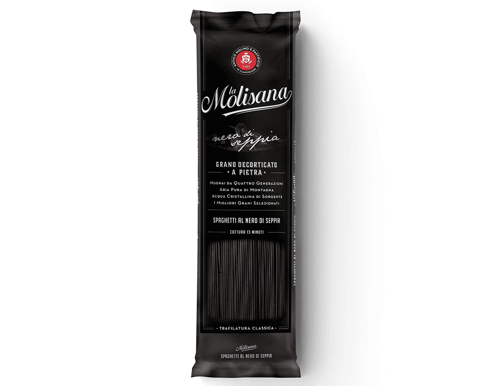 La Molisana Spaghetti Al Nero Seppia 500Grms