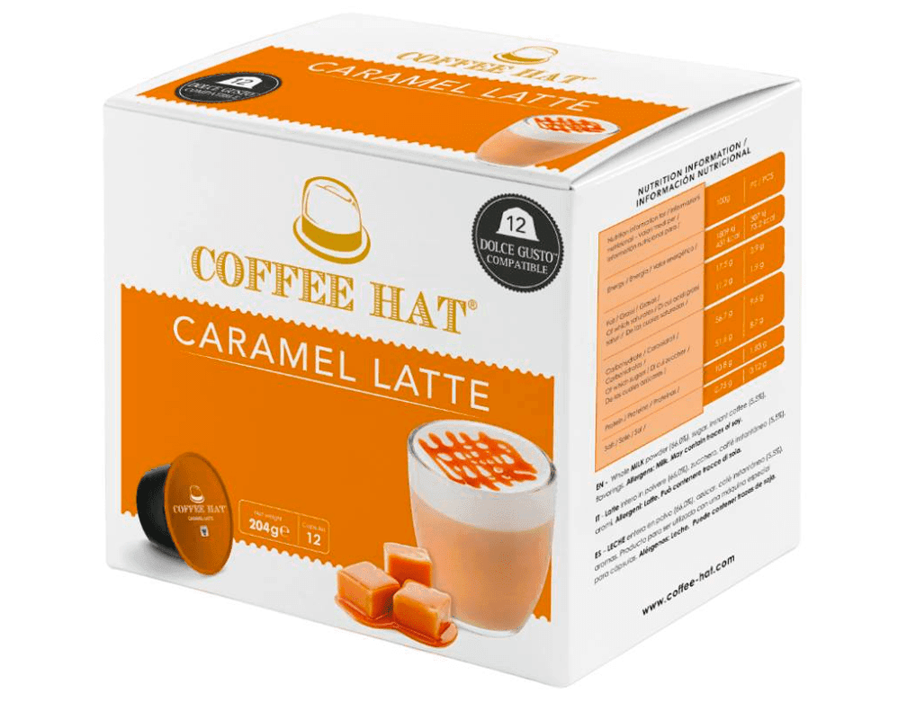 Coffee Hat Café Caramelo Dg 12 Capsulas