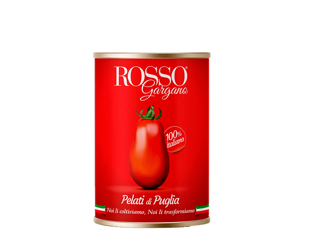 Rosso Gargano Tomate Pelati Di Puglia 400Grms