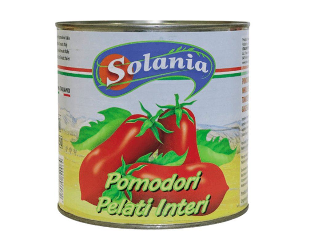 Solania Tomate Pomodori Pelati Entero 2.5Kg Avg