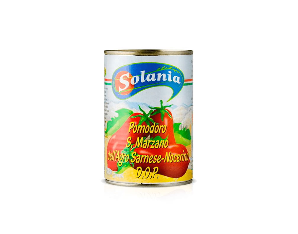 Solania Tomtate Pomodoro San Marzano Pelati 400Grms