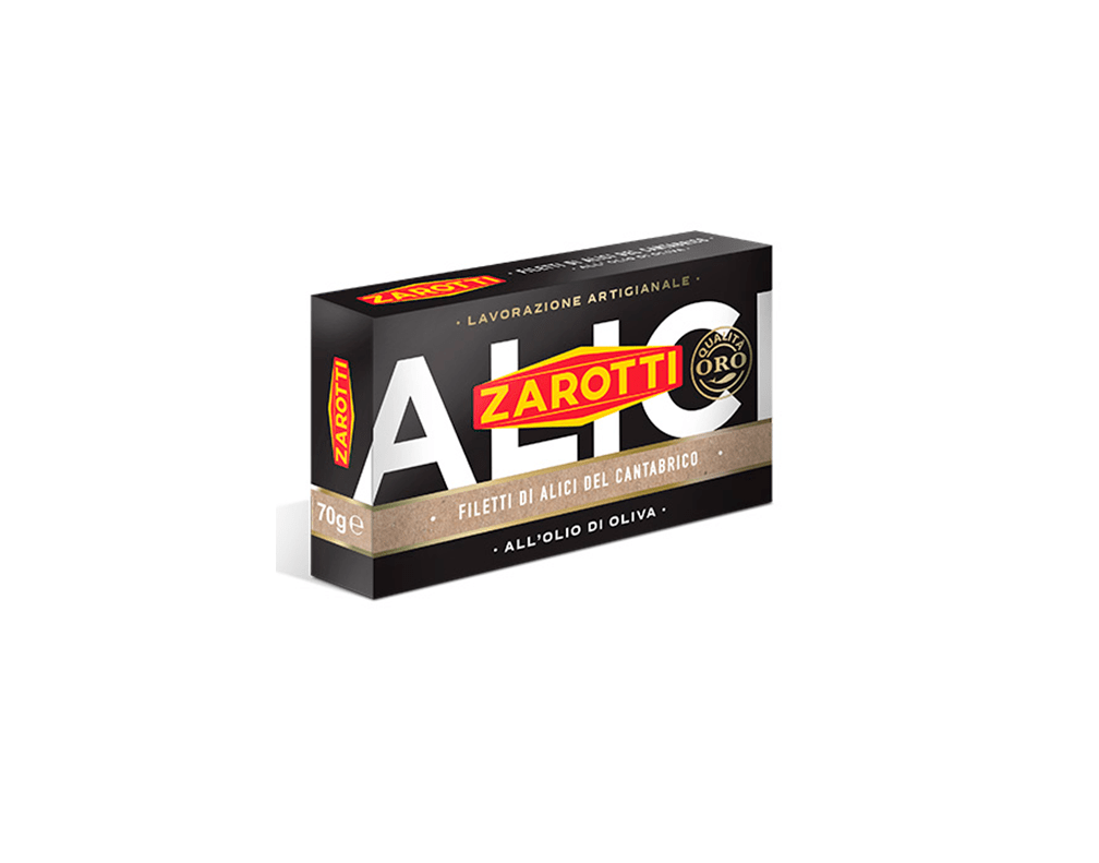 Zarotti Filetes De Anchoas Cantabrico Lata 70Grms